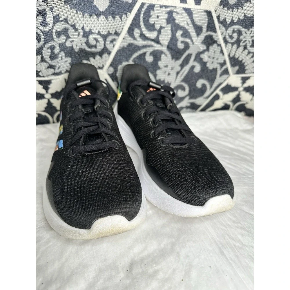 ADIDAS WOMENS PUREMOTION CLOUDFORM COMFORT RUNNING SHOES MULTICOLOR SIZE 8 - Picture 5 of 11